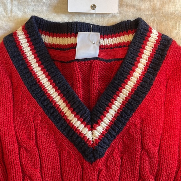 Janie and Jack boys sweater vest - size 4 - Picture 3 of 7